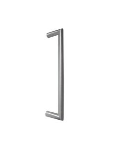 Frelan JSS419 SSS mitred pull Handle with Bolt Through 600mm JSS419C Satin Stainless Steel
