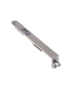 Frelan SSS radiused lever action flushbolt 200mm JSS51R Satin Stainless Steel
