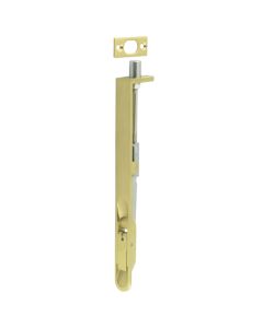 Frelan Lever Action Flushbolts Radiused Forend 203x20mm Brass Finish