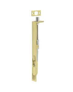 Frelan Stainless Steel Flush Bolts JSS51 Satin Brass 203mm x 20mm Square Forend