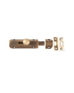 Frelan 100mm Brass Slide Bolt 100mm JV167AB Antique Brass