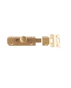 Frelan 100mm Brass Slide Bolt 100mm JV167SB