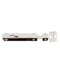 Frelan 150mm Brass Slide Bolt 150mm JV168PN Polished Nickel