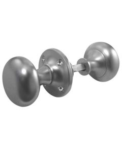 Frelan Mushroom Rim Door Knob Satin Chrome 50mm JV176ASC