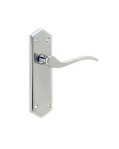Frelan Paris Suite Door Handles on Latchplate Polished Chrome 168mm JV281PC
