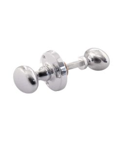 Frelan Oval Rim Door Knob Polished Chrome 60mm JV34RPC