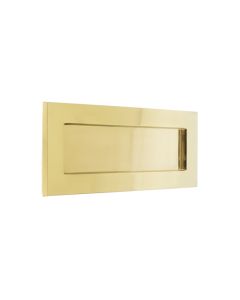 Frelan JV36 Letter Plate Polished Brass 355mm JV36CPB