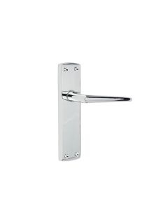 Frelan Bray Door Handle on Lathcplate Polished Chrome JV391PC