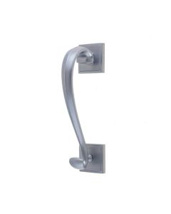 Frelan Sloane Door Knocker on Square Rose 196mm JV3SC Satin Chrome