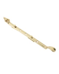 Frelan Victorian Casement Stay 300mm Polished Brass JV44BPB