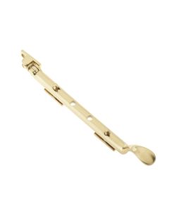 Frelan Victorian Casement Stay 250mm Polished Brass JV44SPB