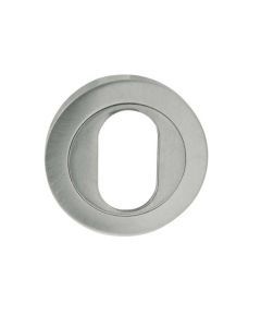 Frelan Oval Profile Escutcheon 50mm JV503USC Satin Chrome