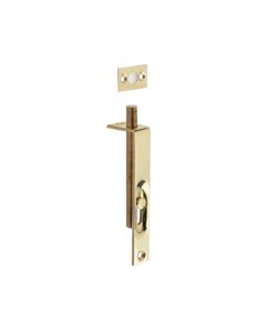 Frelan JV5640A Slide action flushbolts 102mm JV5640APB Polished Brass