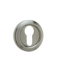 Frelan 53x10mm Parisian Euro Profile Escutcheon JV604ESN Satin Nickel