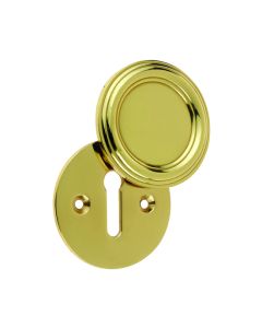 Frelan JV605 Parisian covered escutcheon 42mm JV605PB Polished Brass