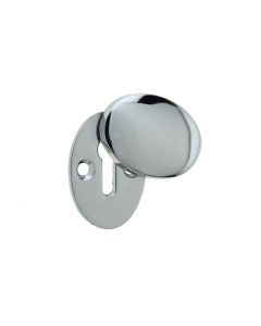 Frelan JV75 Oval covered escutcheon 45mm JV75PC Polished Chrome
