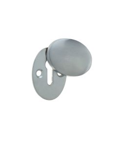 Frelan JV75 Oval covered escutcheon 45mm JV75SC Satin Chrome