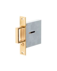 Frelan Sliding Flush Handles JV820PB Polished Brass