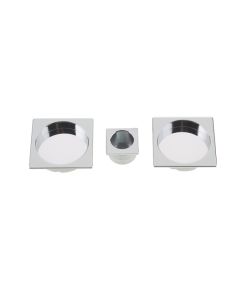 Frelan JV823 Flush pull kit for sliding doors JV823SC Satin Chrome