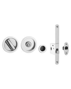Frelan JV825 Bathroom sliding door lock & handles To suit doors 40 to 45mm JV825PC Polished Chrome