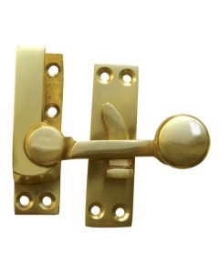 Frelan Quadrant Sash Fastener Polished Brass 70mm JV83PB