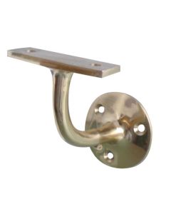 Frelan JV85 Brass handrail brackets 64mm JV85HAPB Polished Brass