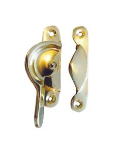 Frelan Narrow Fitch Fastener Polished Brass 65mm JV89NPB