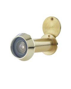 Frelan 35x55mm Door Viewer FD30/60 C/W Intumescent JV944PB Polished Brass