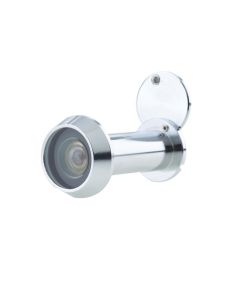 Frelan 50x70mm Door Viewer FD30/60 C/W Intumescent JV945PC Polished Chrome