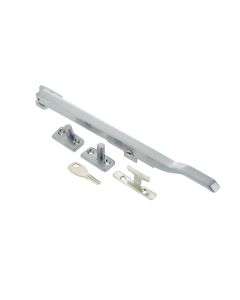 Frelan Modern Lockable Casement Stay 257.50mm Satin Chrome JW77LSC