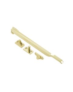 Frelan Modern Non Lockable Casement Stay 257.50mm Polished Brass JW77PB