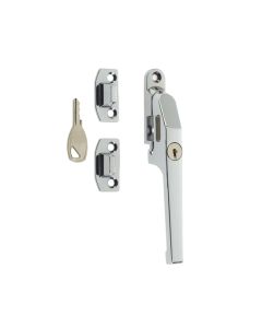 Frelan Modern Lockable Casement Fastener Polished Chrome 124mm JW78LPC