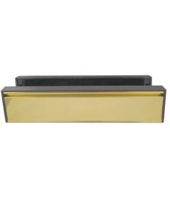 Frelan PVCu Sleeved Letter Plate 295mm JW80G Gold