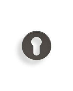 Euro Profile Push-On Round Rose Escutcheon Anthracite K1101ANT Carlisle Brass