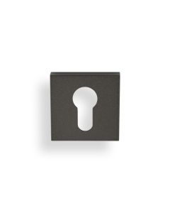 Euro Profile Push-On Square Rose Escutcheon Anthracite K1101SQANT Carlisle Brass
