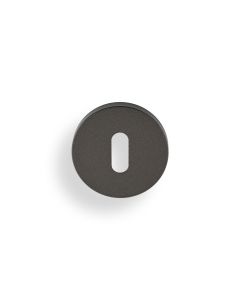 Lock Profile Push-On Round Rose Escutcheon Anthracite K1103ANT Carlisle Brass