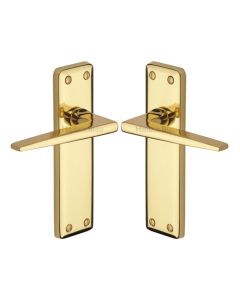 Heritage Brass KEN6810-PB Door Handle Lever Latch Kendal Design Polished Brass finish