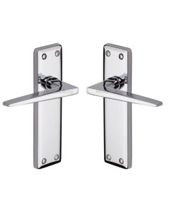 Heritage Brass KEN6810-PC Door Handle Lever Latch Kendal Design Polished Chrome finish