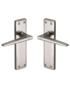 Heritage Brass KEN6810-SN Door Handle Lever Latch Kendal Design Satin Nickel finish