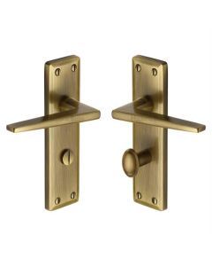 Heritage Brass KEN6830-AT Door Handle for Bathroom Kendal Design Antique finish