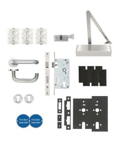 Zoo Hardware Fire Door Pack - FDP-C3 - Office - Locking - Commercial Version