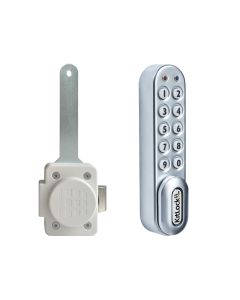 CODELOCKS KL1000 Classic Lock Silver Grey c/w Plastic Slam Latch