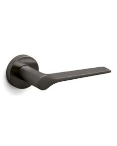 Olivari Lama Door Handle Superanthracite Satin TS 47mm Set M107RSB8-US
