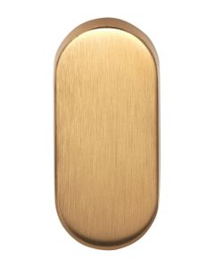 FORMANI BASICS LBB32 oval blank escutcheon PVD satin gold