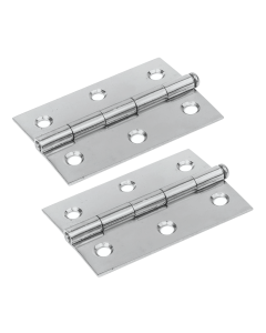 IRONZONE LPH32BZP Loose Pin Butt Hinges 3"x 2" - Bright Zinc Plated