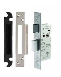 Eurospec LSB5525SSS Easi - T 5 Lever Sashlock Bs 64mm Satin Stainless Steel