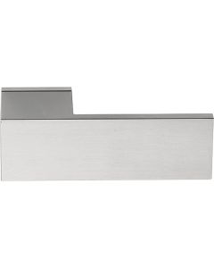 FORMANI SQUARE LSQ7-G solid sprung door handle on rose satin stainless steel