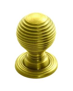 Fingertip M1003 Ftd Queen Anne Knob 22mm Polished Brass