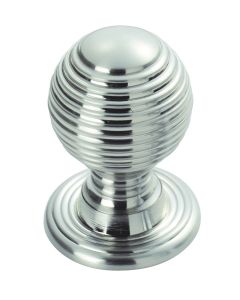 Fingertip M1003CP Ftd Queen Anne Knob 22mm Polished Chrome