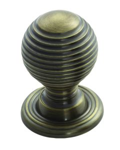 Fingertip M1005FB Ftd Queen Anne Knob 35mm Florentine Bronze